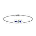 Thumbnail 29 - 3-stone-bracelet-for-mothers-with-sapphire-in-white-gold-FDBRC8693GSABLMDANGLE2-NL-WG