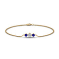 Thumbnail 32 - 3-stone-bracelet-for-mothers-with-sapphire-in-yellow-gold-FDBRC8693GSABLMDANGLE2-NL-YG