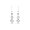 Load image into Gallery viewer, 3-stone-diamond-drop-dangle-huggies-in-white-gold-fdear11672angle2-nl-wg