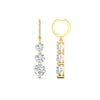 Load image into Gallery viewer, 3-stone-diamond-drop-dangle-huggies-in-yellow-gold-fdear11672angle3-nl-yg