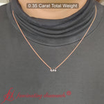 Load image into Gallery viewer, 3-stone-diamond-pendant-in-rose-gold-fdpd11019-fancyimage
