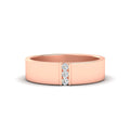 Thumbnail 1 - 3-stone-diamond-wedding-anniversary-band-for-men-in-rose-gold-fdm8111b-nl-rg.jpg