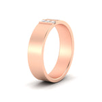 Load image into Gallery viewer, 3-stone-diamond-wedding-anniversary-band-for-men-in-rose-gold-fdm8111bangle2-nl-rg.jpg
