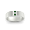 Thumbnail 68 - 3-stone-emerald-wedding-anniversary-band-for-men-in-white-gold-fdm8111bgemgrangle5-nl-wg.jpg