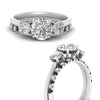 Load image into Gallery viewer, 3-stone-hidden-halo-black-diamond-ring-with-wedding-band-in-FDENS3179RORGBLACKANGLE3-NL-WG