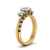 Load image into Gallery viewer, 3-stone-hidden-halo-black-diamond-ring-with-wedding-band-in-FDENS3179RORGBLACKANGLE3-NL-YG