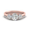 Load image into Gallery viewer, 3-stone-hidden-halo-diamond-ring-with-wedding-band-in-FDENS3179RORANGLE3-NL-RG