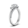 Load image into Gallery viewer, 3-stone-hidden-halo-diamond-ring-with-wedding-band-in-FDENS3179RORANGLE3-NL-WG