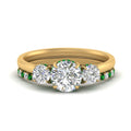 Thumbnail 49 - 3-stone-hidden-halo-emerald-ring-with-wedding-band-in-FDENS3179RORGEMGRANGLE3-NL-YG