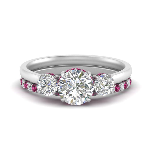 3-stone-hidden-halo-pink-sapphire-ring-with-wedding-band-in-FDENS3179RORGSADRPIANGLE3-NL-WG