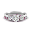 Thumbnail 24 - 3-stone-hidden-halo-pink-sapphire-ring-with-wedding-band-in-FDENS3179RORGSADRPIANGLE3-NL-WG