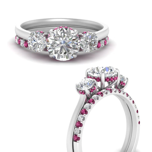 3-stone-hidden-halo-pink-sapphire-ring-with-wedding-band-in-FDENS3179RORGSADRPIANGLE3-NL-WG
