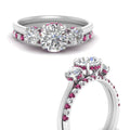 Thumbnail 26 - 3-stone-hidden-halo-pink-sapphire-ring-with-wedding-band-in-FDENS3179RORGSADRPIANGLE3-NL-WG