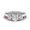 Load image into Gallery viewer, 3-stone-hidden-halo-ruby-ring-with-wedding-band-in-FDENS3179RORGRUDRANGLE3-NL-WG