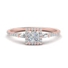 Load image into Gallery viewer, 3-stone-lab-created-princess-halo-engagement-ring-in-rose-gold-FD10047PRR-NL-RG