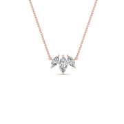 3-stone-marquise-diamond-chain-necklace-in-rose-gold-FDPD11096ANGLE1-NL-RG