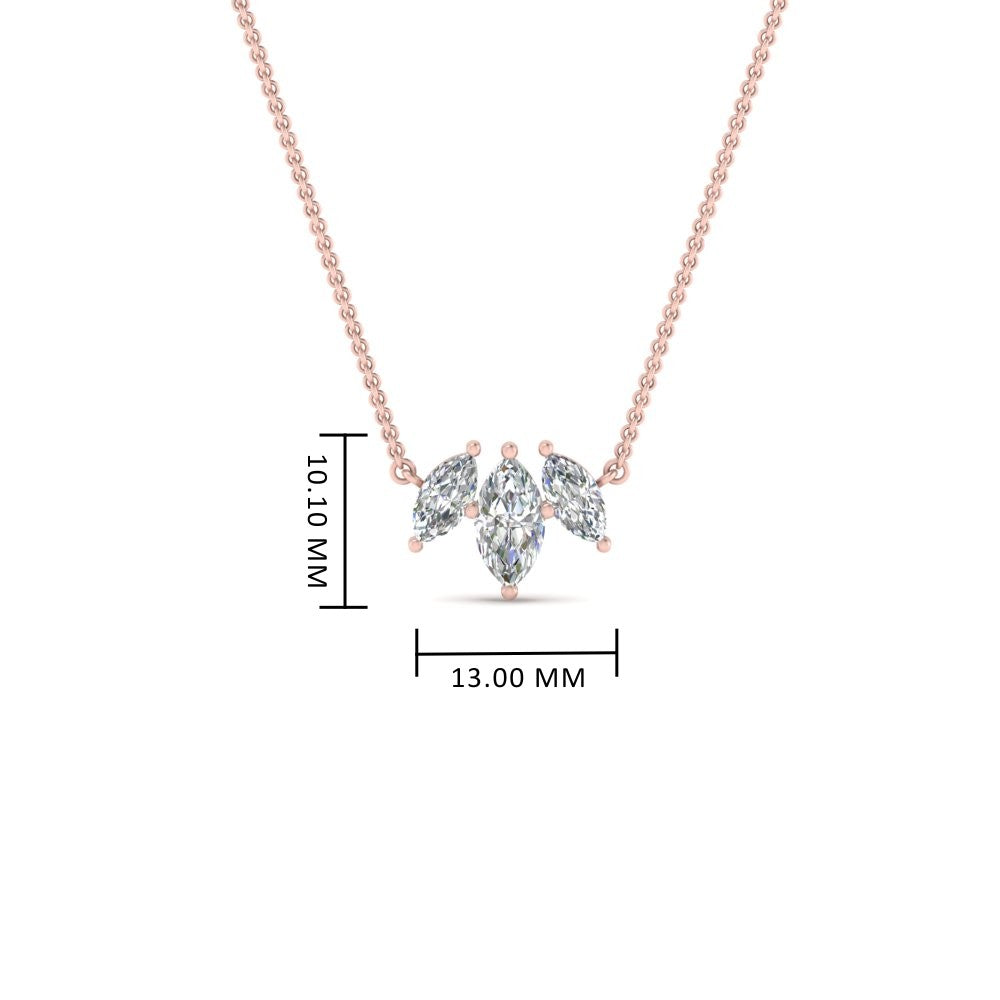 3-stone-marquise-diamond-necklace-chain-in-FDPD11096-NL-RG