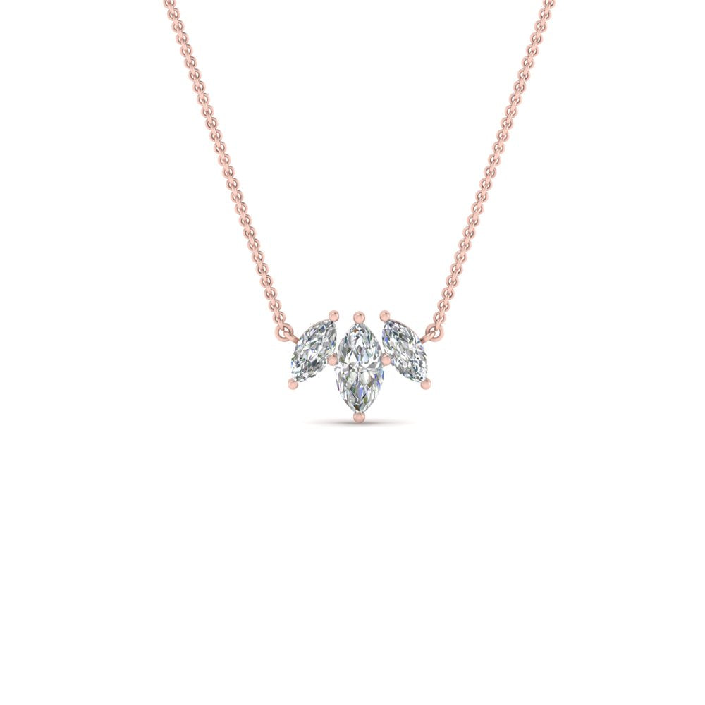 3-stone-marquise-diamond-necklace-chain-in-FDPD11096-NL-RG