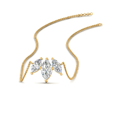 3-stone-marquise-diamond-necklace-chain-in-yellow-gold-FDPD11096-NL-YG