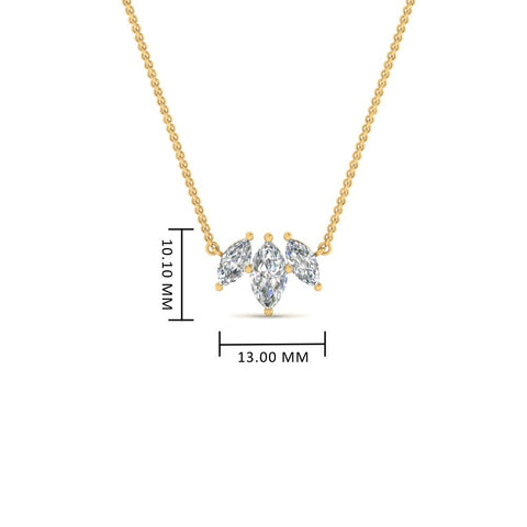 3-stone-marquise-diamond-necklace-chain-in-yellow-gold-FDPD11096ANGLE1-NL-YG-HW
