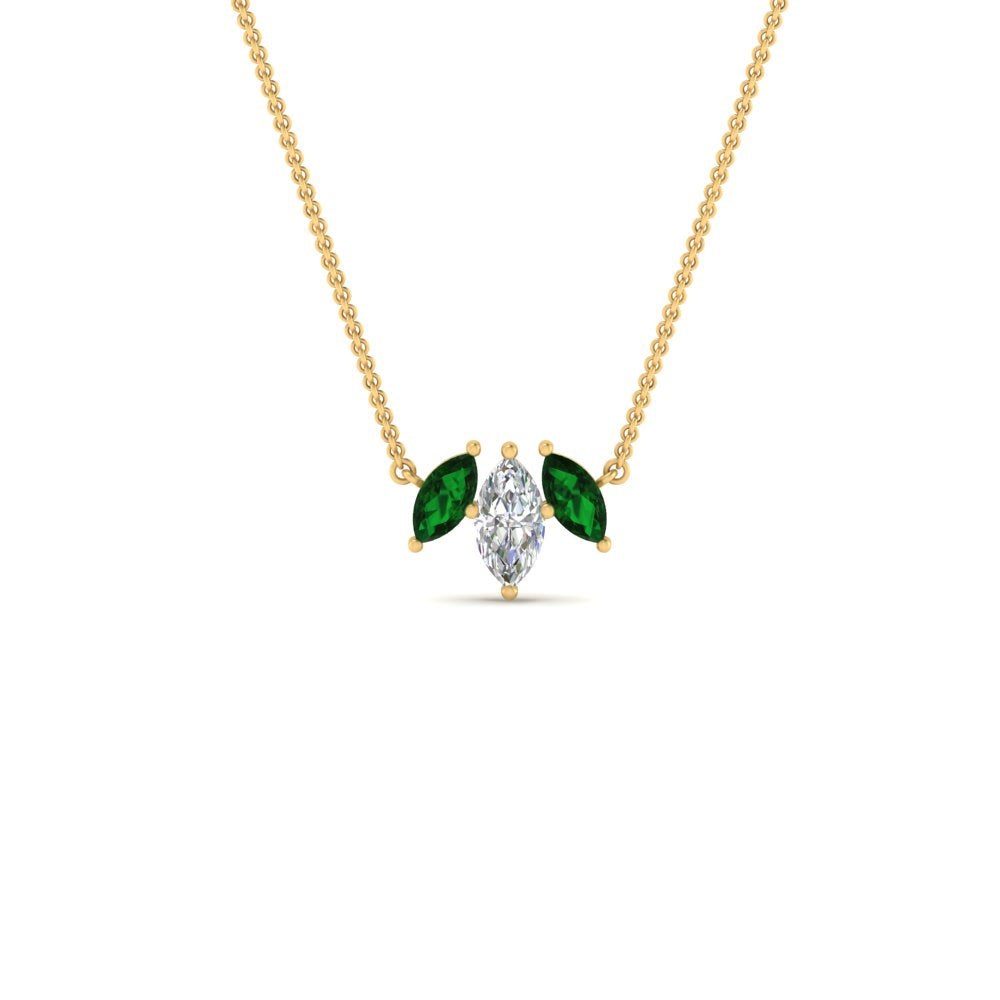 3-stone-marquise-emerald-necklace-chain-in-FDPD11096GEMGR-NL-YG