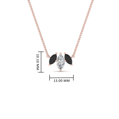 3-stone-marquise-onyx-necklace-chain-in-rose-gold-FDPD11096GONYXANGLE1-NL-RG-HW