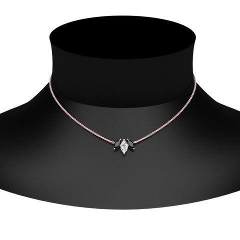 3-stone-marquise-onyx-necklace-chain-in-rose-gold-FDPD11096GONYXNECK-NL-RG