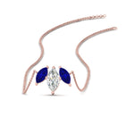 Load image into Gallery viewer, 3-stone-marquise-sapphire-necklace-chain-in-FDPD11096GSABL-NL-RG
