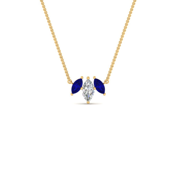 3-stone-marquise-sapphire-necklace-chain-in-yellow-gold-FDPD11096GSABLANGLE1-NL-YG
