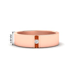 Load image into Gallery viewer, 3-stone-orange-sapphire-wedding-anniversary-band-for-men-in-rose-gold-fdm8111bgsaor-nl-rg-hw.jpg
