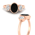 Thumbnail 58 - 3-stone-oval-bezel-black-diamond-engagement-ring-in-rose-gold-fd11546gblack-nl-rg