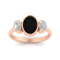 Thumbnail 59 - 3-stone-oval-bezel-black-diamond-engagement-ring-in-rose-gold-fd11546gblack-nl-rg