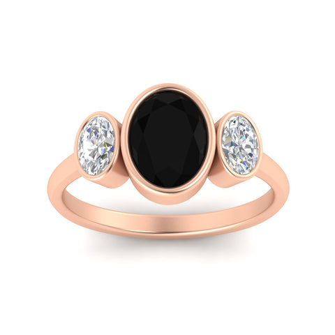 3-stone-oval-bezel-black-diamond-engagement-ring-in-rose-gold-fd11546gblack-nl-rg