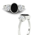 Thumbnail 54 - 3-stone-oval-bezel-black-diamond-engagement-ring-in-white-gold-fd11546gblack-nl-wg