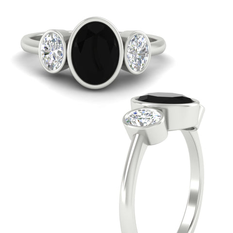 3-stone-oval-bezel-black-diamond-engagement-ring-in-white-gold-fd11546gblack-nl-wg