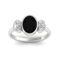 Thumbnail 55 - 3-stone-oval-bezel-black-diamond-engagement-ring-in-white-gold-fd11546gblack-nl-wg