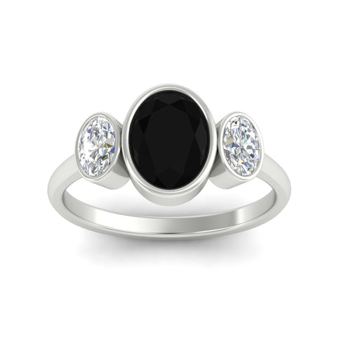 3-stone-oval-bezel-black-diamond-engagement-ring-in-white-gold-fd11546gblack-nl-wg