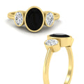 Thumbnail 50 - 3-stone-oval-bezel-black-diamond-engagement-ring-in-yellow-gold-fd11546gblack-nl-yg