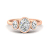 Load image into Gallery viewer, 3-stone-oval-bezel-diamond-engagement-ring-in-rose-gold-fd11546-nl-rg