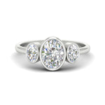 Load image into Gallery viewer, 3-stone-oval-bezel-diamond-engagement-ring-in-white-gold-fd11546-nl-wg
