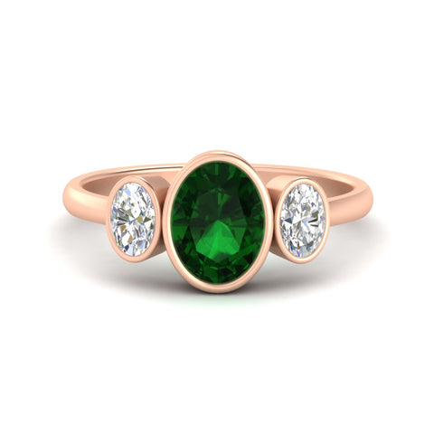 3-stone-oval-bezel-emerald-engagement-ring-in-rose-gold-fd11546gemgr-nl-rg