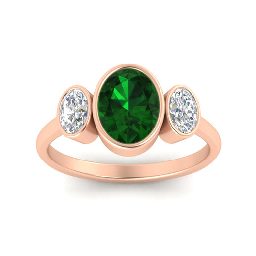 3-stone-oval-bezel-emerald-engagement-ring-in-rose-gold-fd11546gemgr-nl-rg