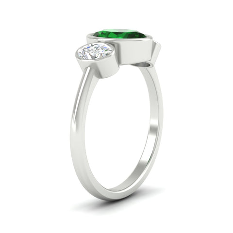 3-stone-oval-bezel-emerald-engagement-ring-in-white-gold-fd11546gemgr-nl-wg