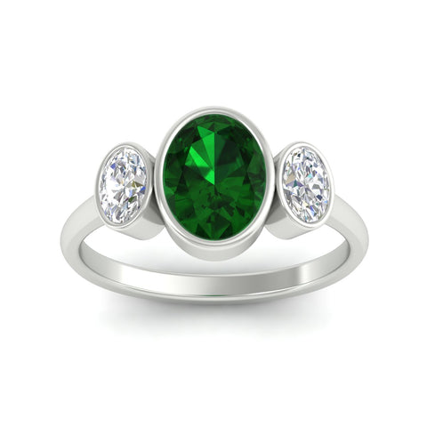 3-stone-oval-bezel-emerald-engagement-ring-in-white-gold-fd11546gemgr-nl-wg