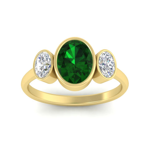 3-stone-oval-bezel-emerald-engagement-ring-in-yellow-gold-fd11546gemgr-nl-yg