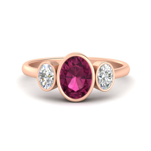 3-stone-oval-bezel-pink-sapphire-engagement-ring-in-rose-gold-fd11546gsadrpi-nl-rg