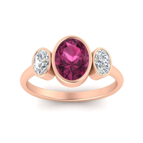 3-stone-oval-bezel-pink-sapphire-engagement-ring-in-rose-gold-fd11546gsadrpi-nl-rg
