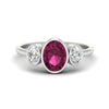 Load image into Gallery viewer, 3-stone-oval-bezel-pink-sapphire-engagement-ring-in-white-gold-fd11546gsadrpi-nl-wg