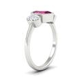 Thumbnail 20 - 3-stone-oval-bezel-pink-sapphire-engagement-ring-in-white-gold-fd11546gsadrpi-nl-wg