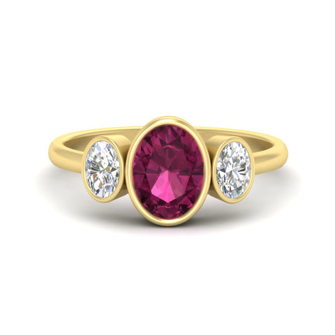 3-stone-oval-bezel-pink-sapphire-engagement-ring-in-yellow-gold-fd11546gsadrpi-nl-yg